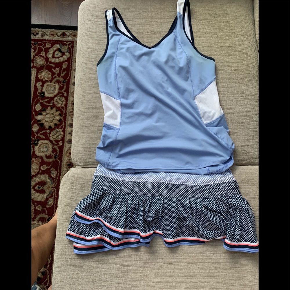 Lucky in love tennis outfit